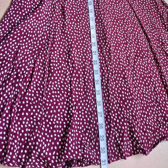 Red Polka Dots Skater Dress - Picture 7 of 9